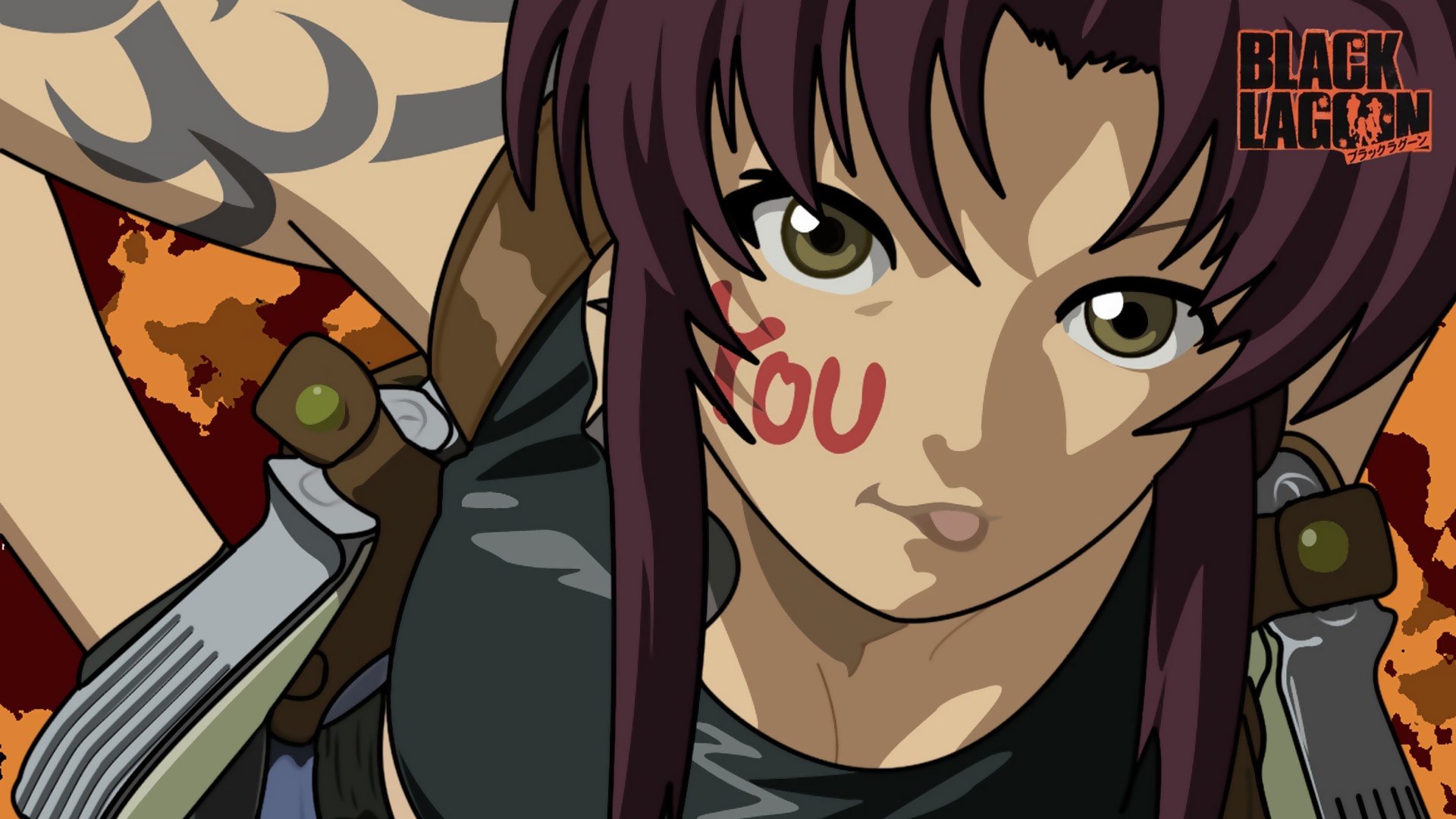 Black Lagoon character close-up