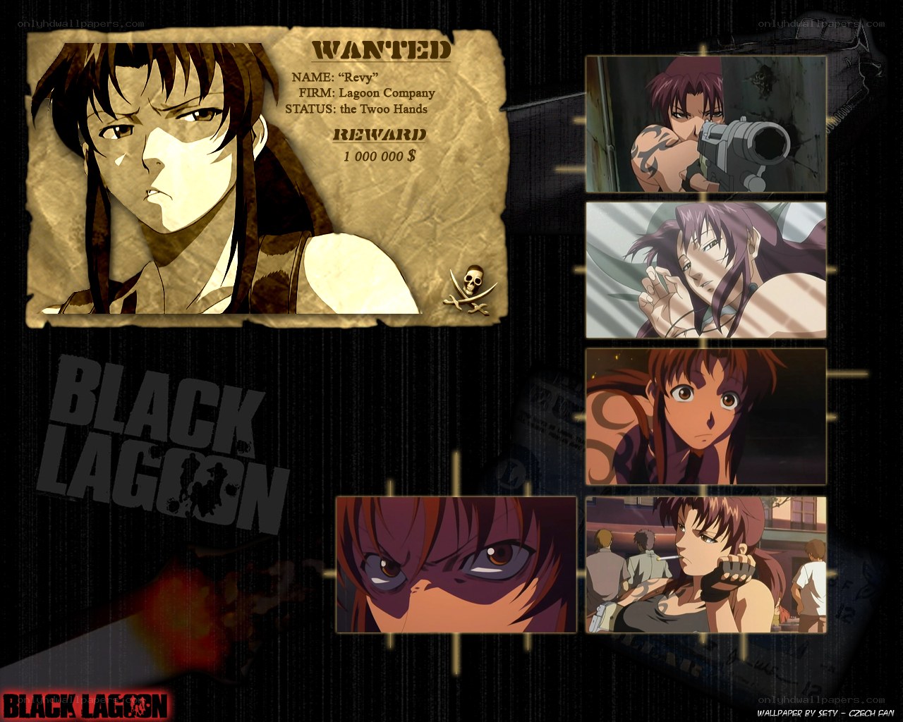 Black Lagoon wanted poster