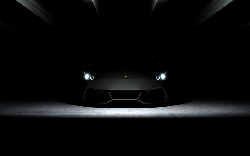 Black Lamborghini Car