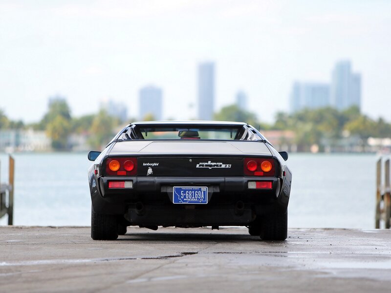 Black Lamborghini Countach — Serene
