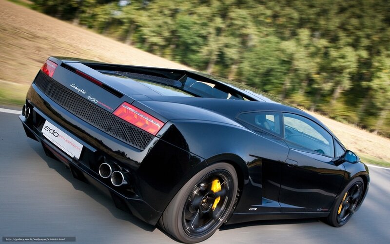Black Lamborghini Edo Competition