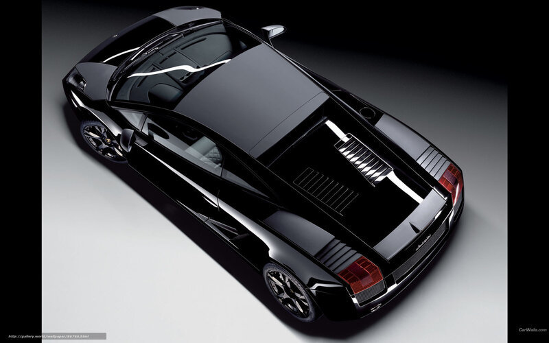 Black Lamborghini Gallardo — Dramatic, Photograph, Car, Windows