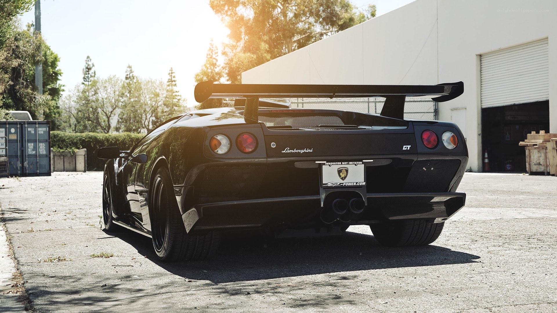 black lamborghini gallardo gt