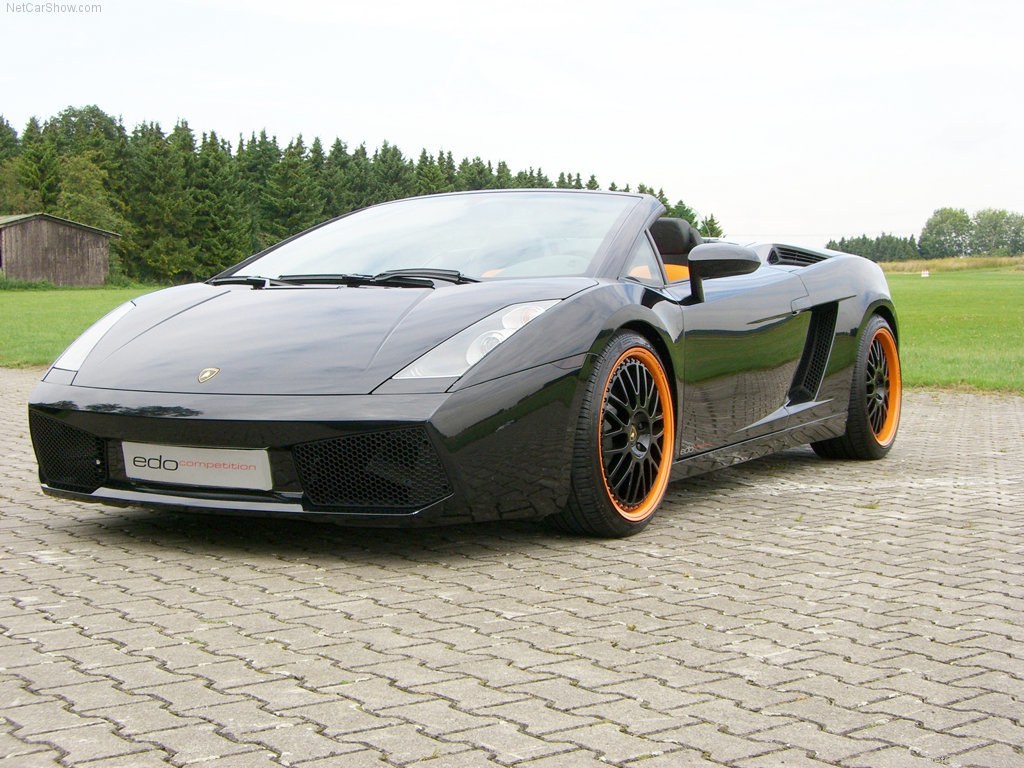 Black Lamborghini Gallardo Spyder