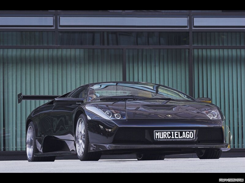 Black Lamborghini Murcielago