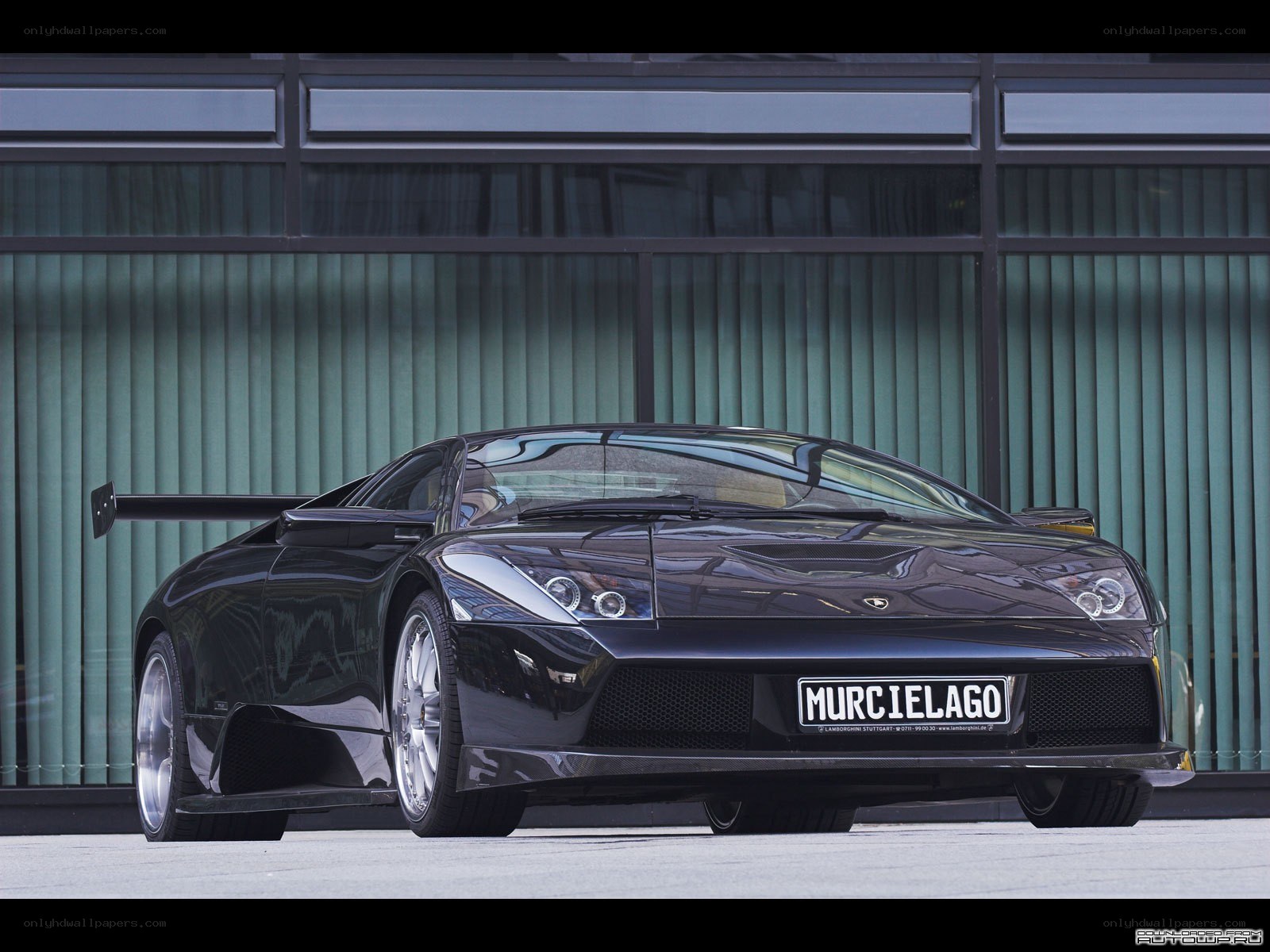 Black Lamborghini Murcielago