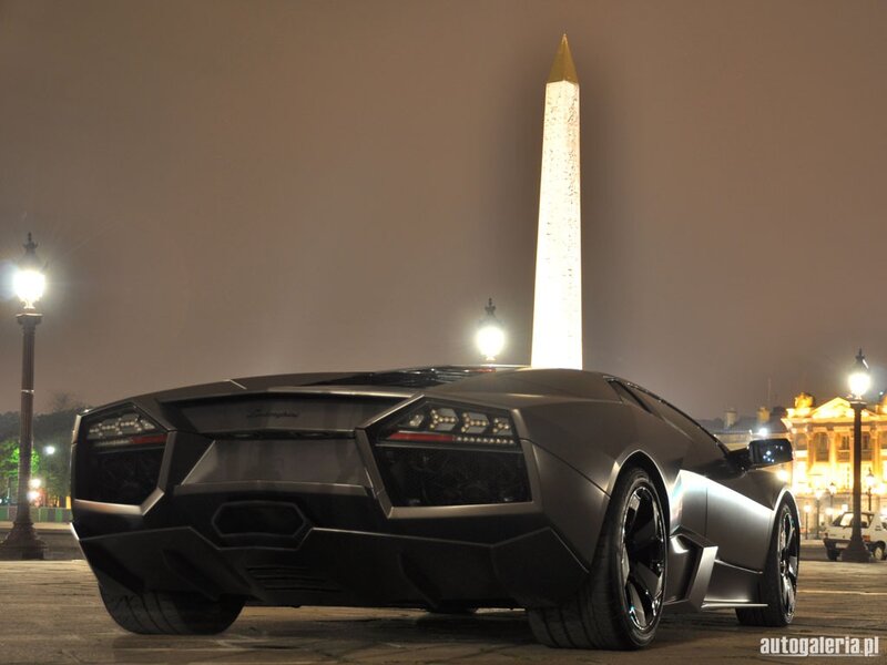 Black Lamborghini Reventon — Gray