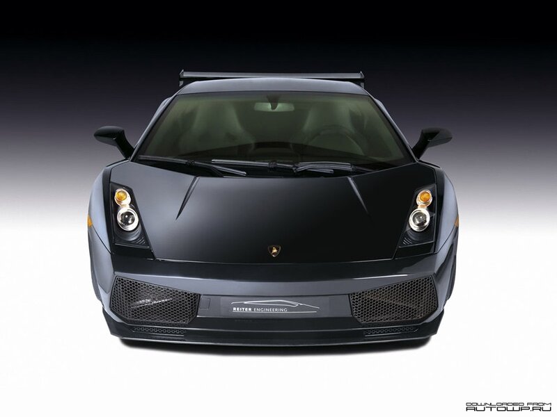 black lamborghini sports car