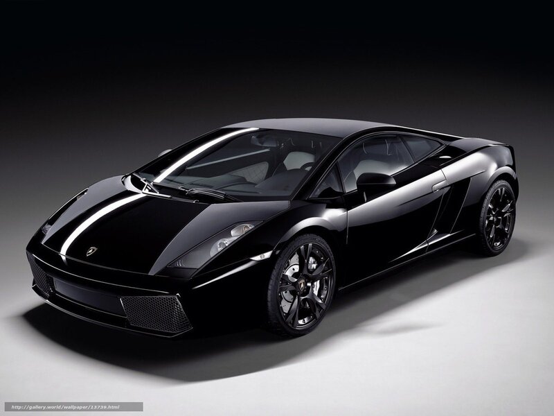 Black Lamborghini sports car