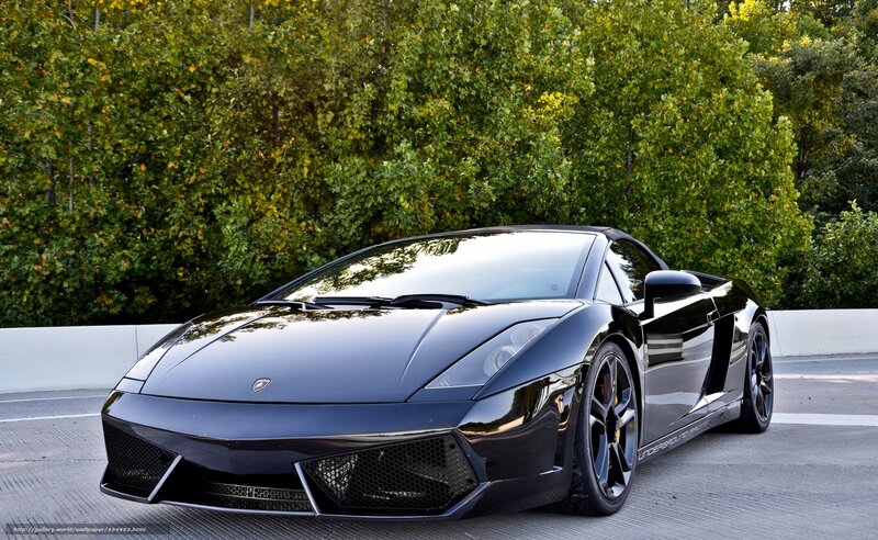 Black Lamborghini sports car