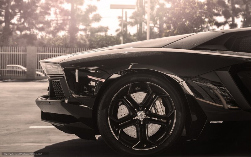 black lamborghini sports car