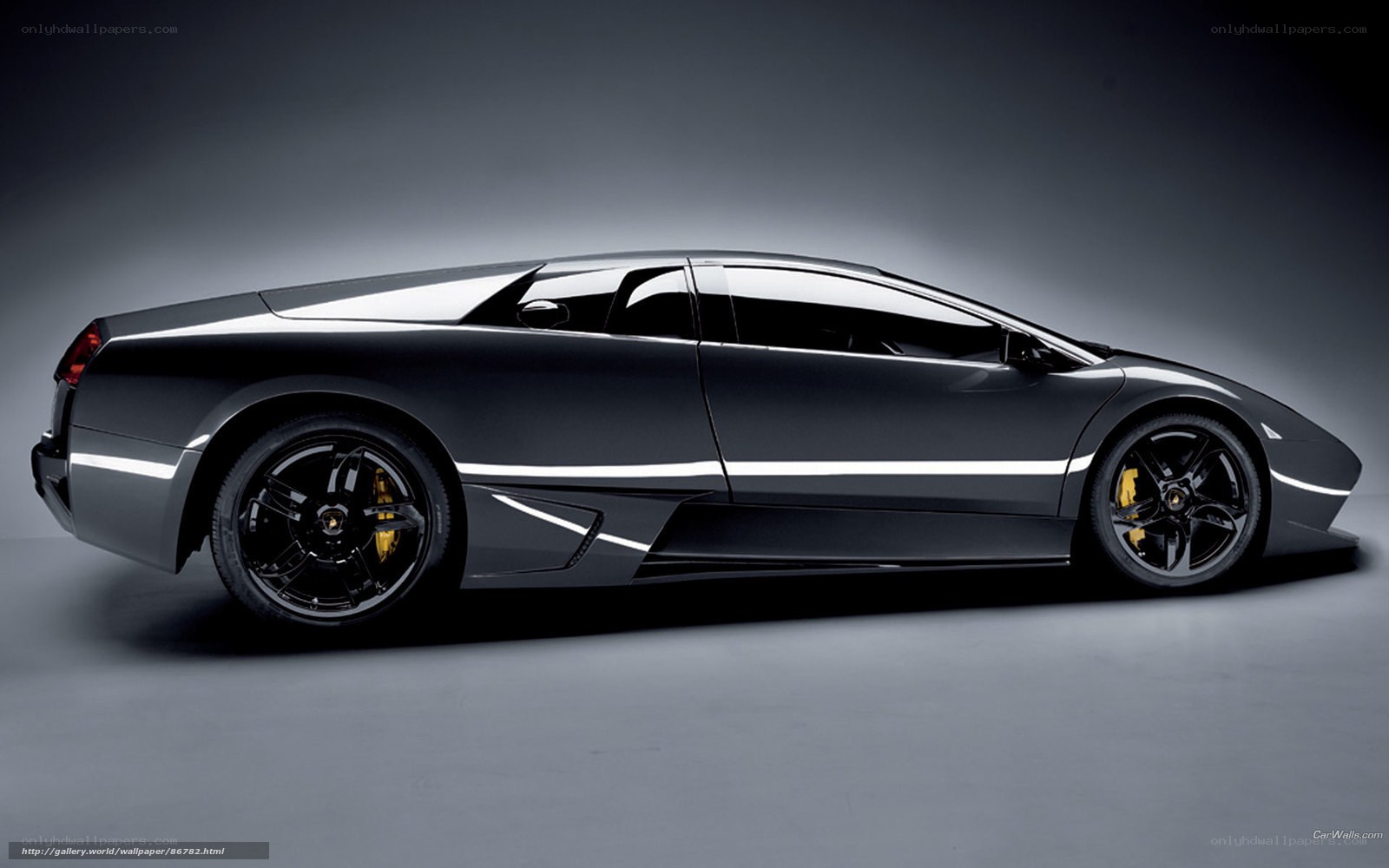 black lamborghini sports car