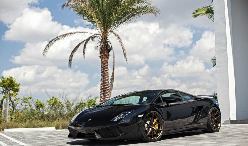 Black Lamborghini Sports Car — Serene