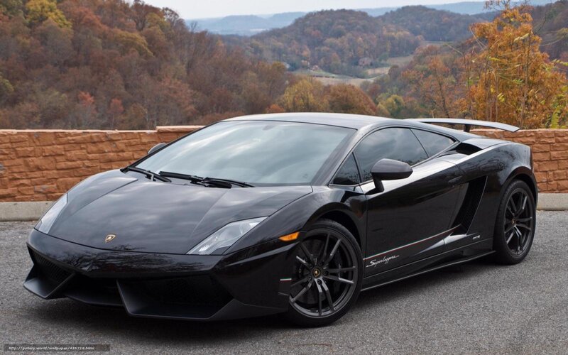 Black Lamborghini Superleggera