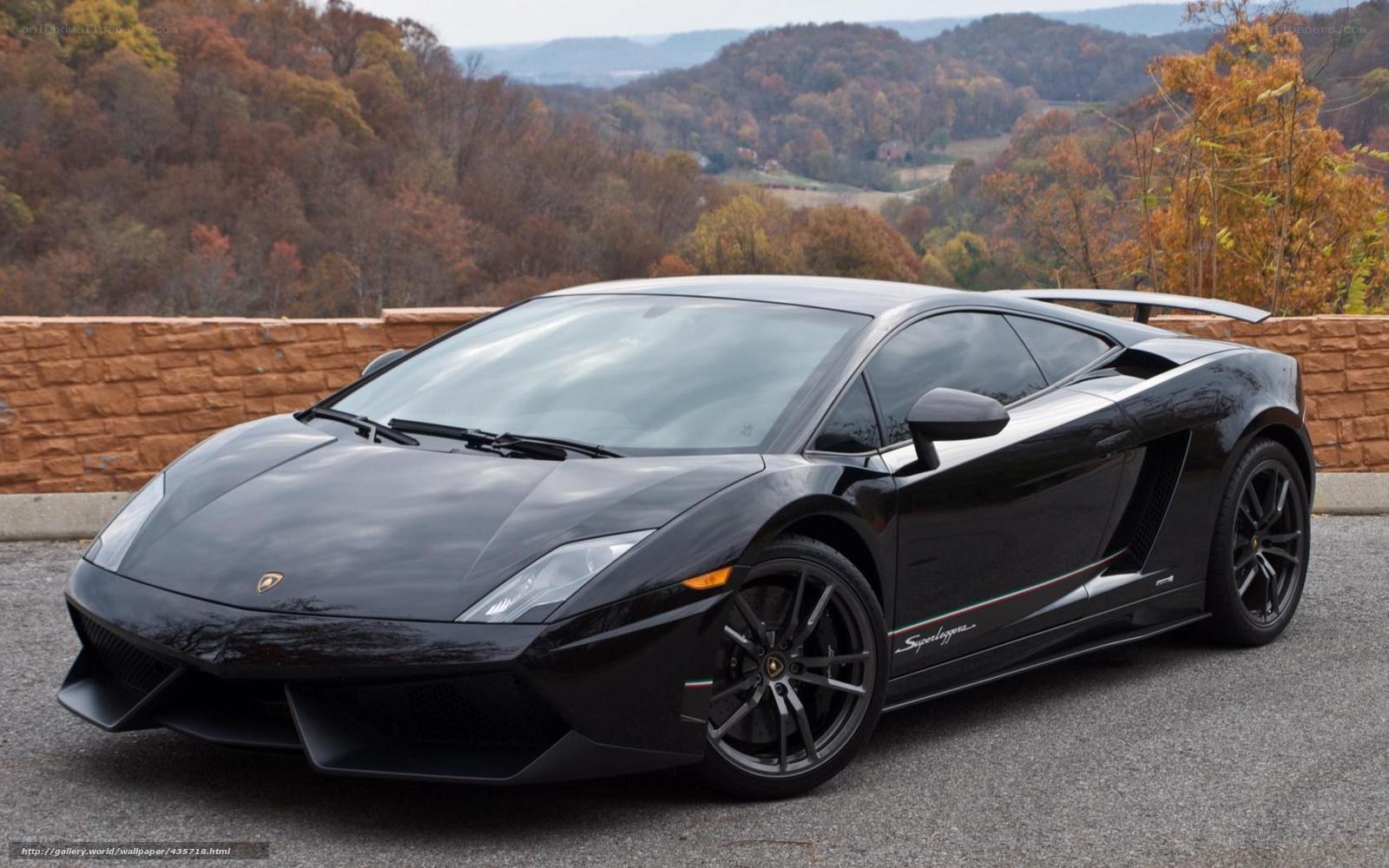 Black Lamborghini Superleggera