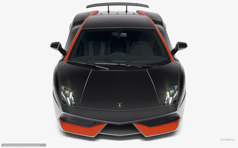 Black Lamborghini with red accents
