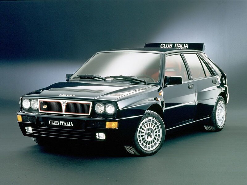 Black Lancia Delta Club Italia