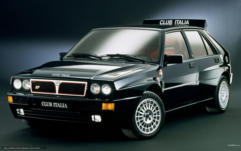 Black Lancia Delta Club Italia