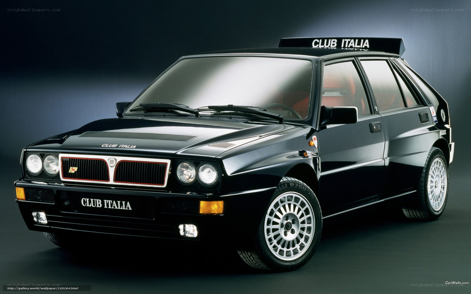 Black Lancia Delta Club Italia