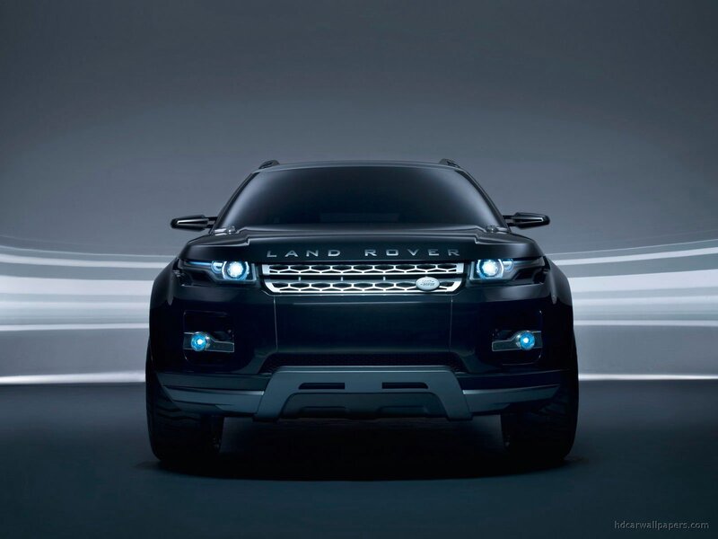 Black Land Rover Concept — Dramatic