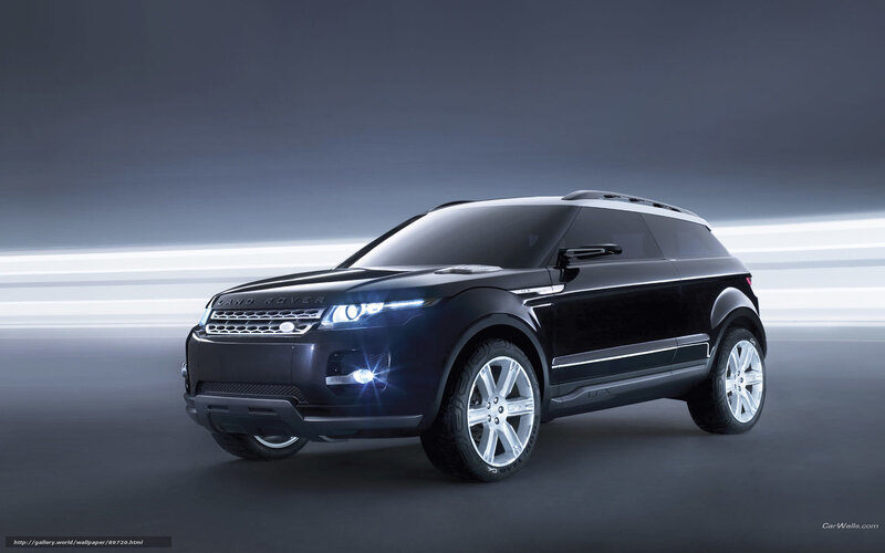 Black Land Rover Concept