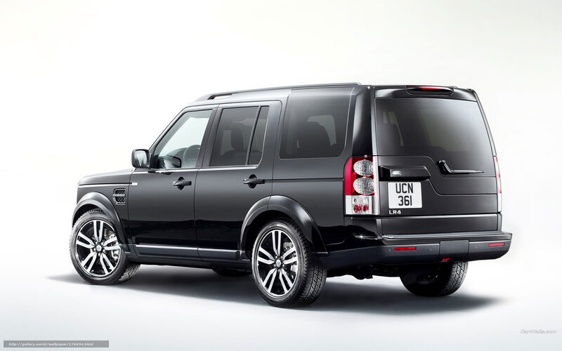 black land rover lr4 suv