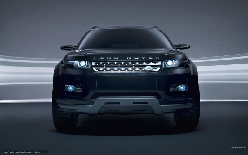 Black Land Rover Suv — Dramatic, Photograph, Headlights