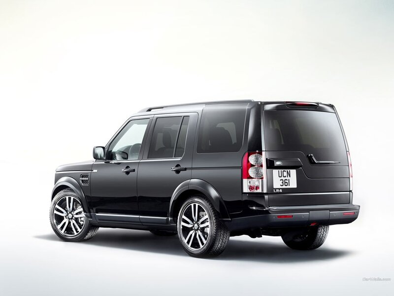 Black Land Rover
