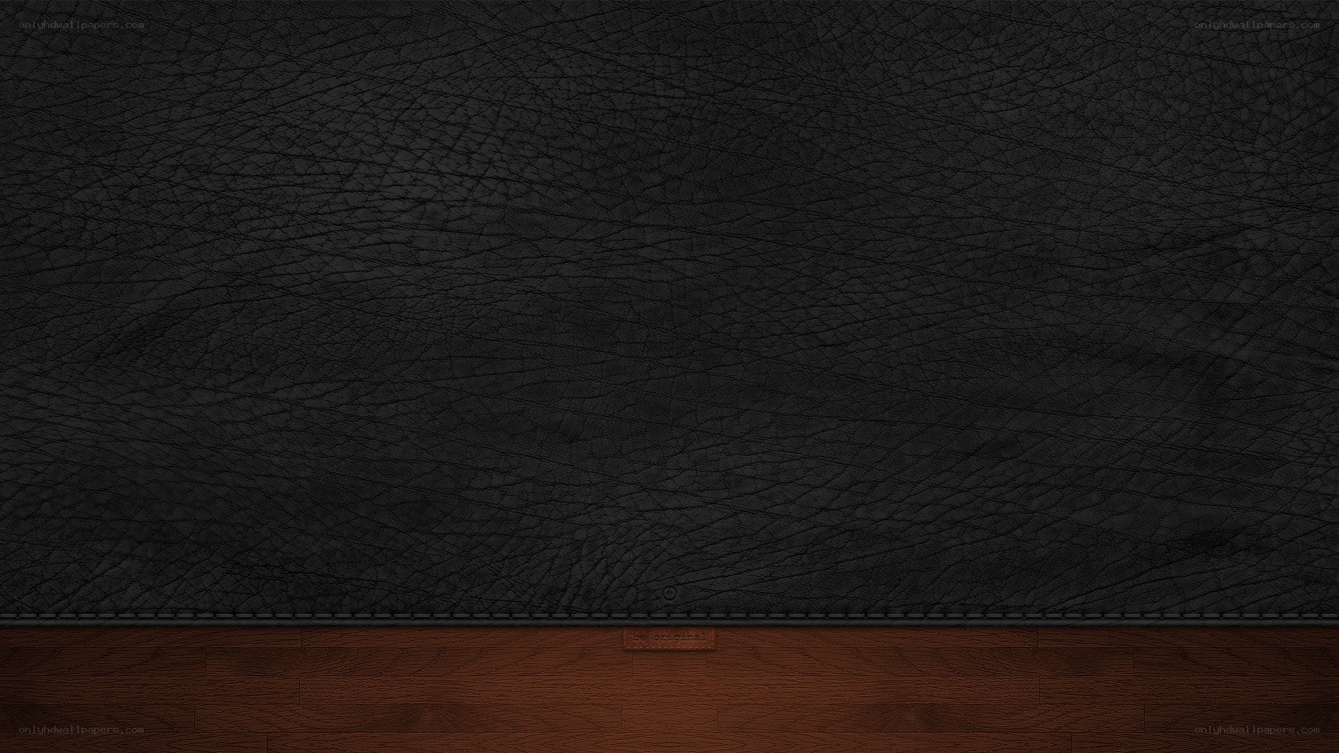 black leather and wood texture