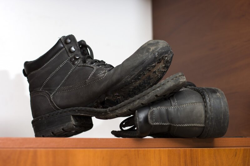 Black Leather Boots — Neutral