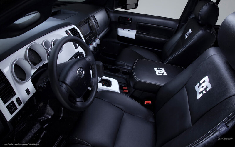 black leather car interior