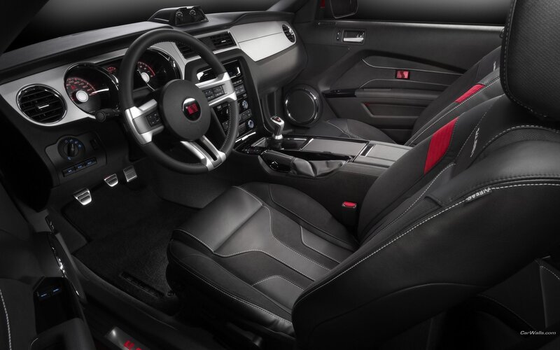 black leather car interior
