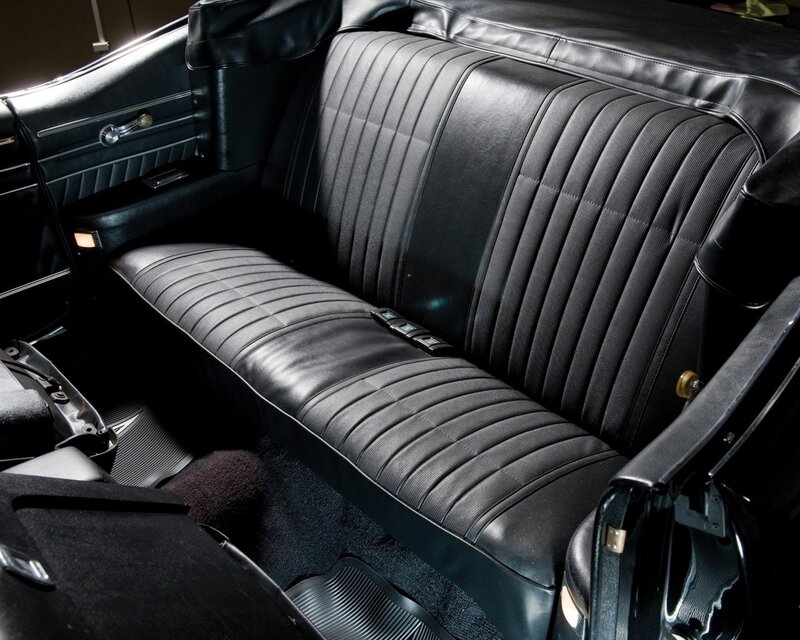 Black Leather Car Seat — Neutral