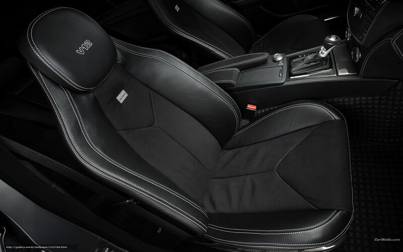 Black Leather Car Seat