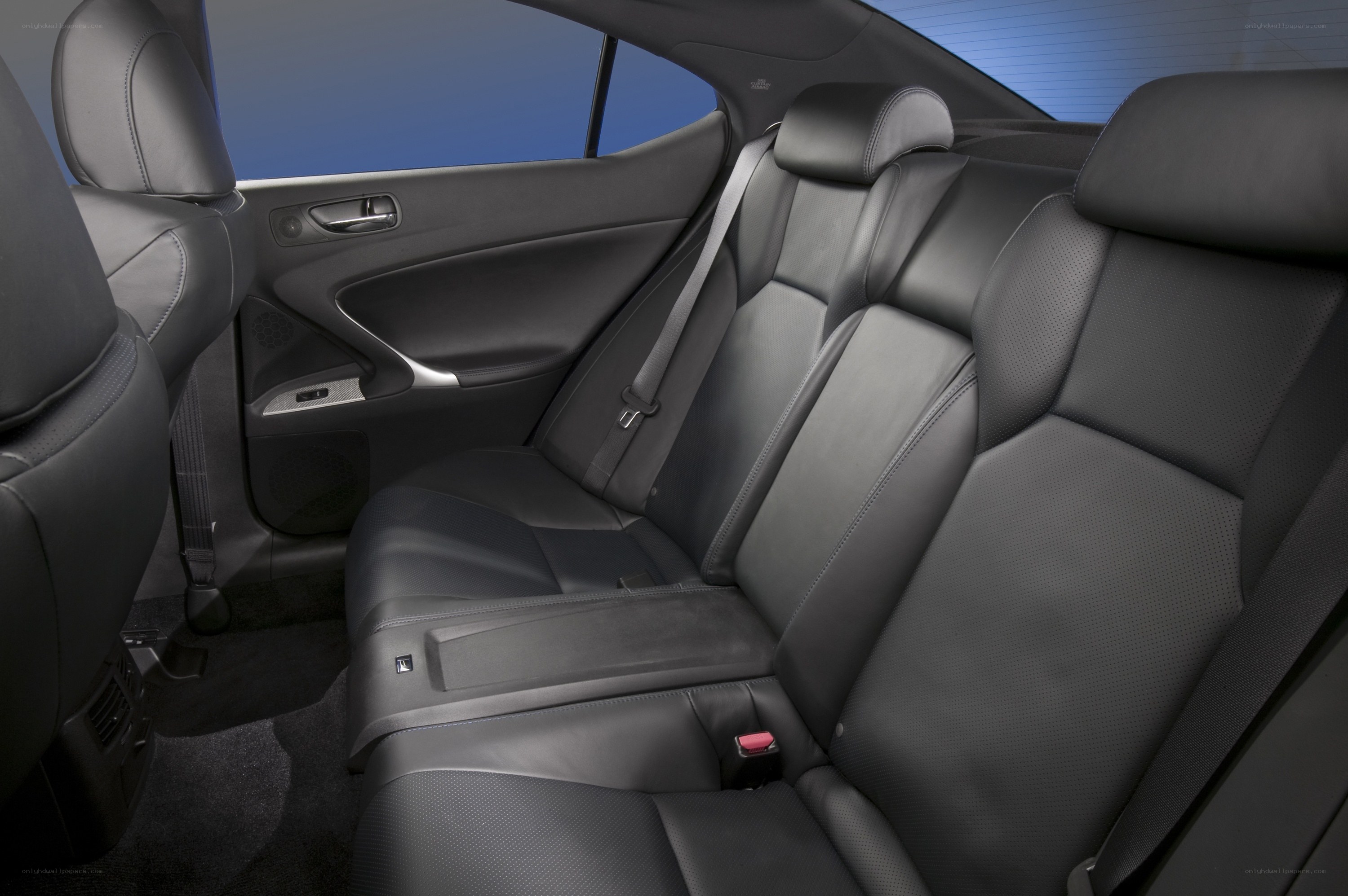 black leather car seats