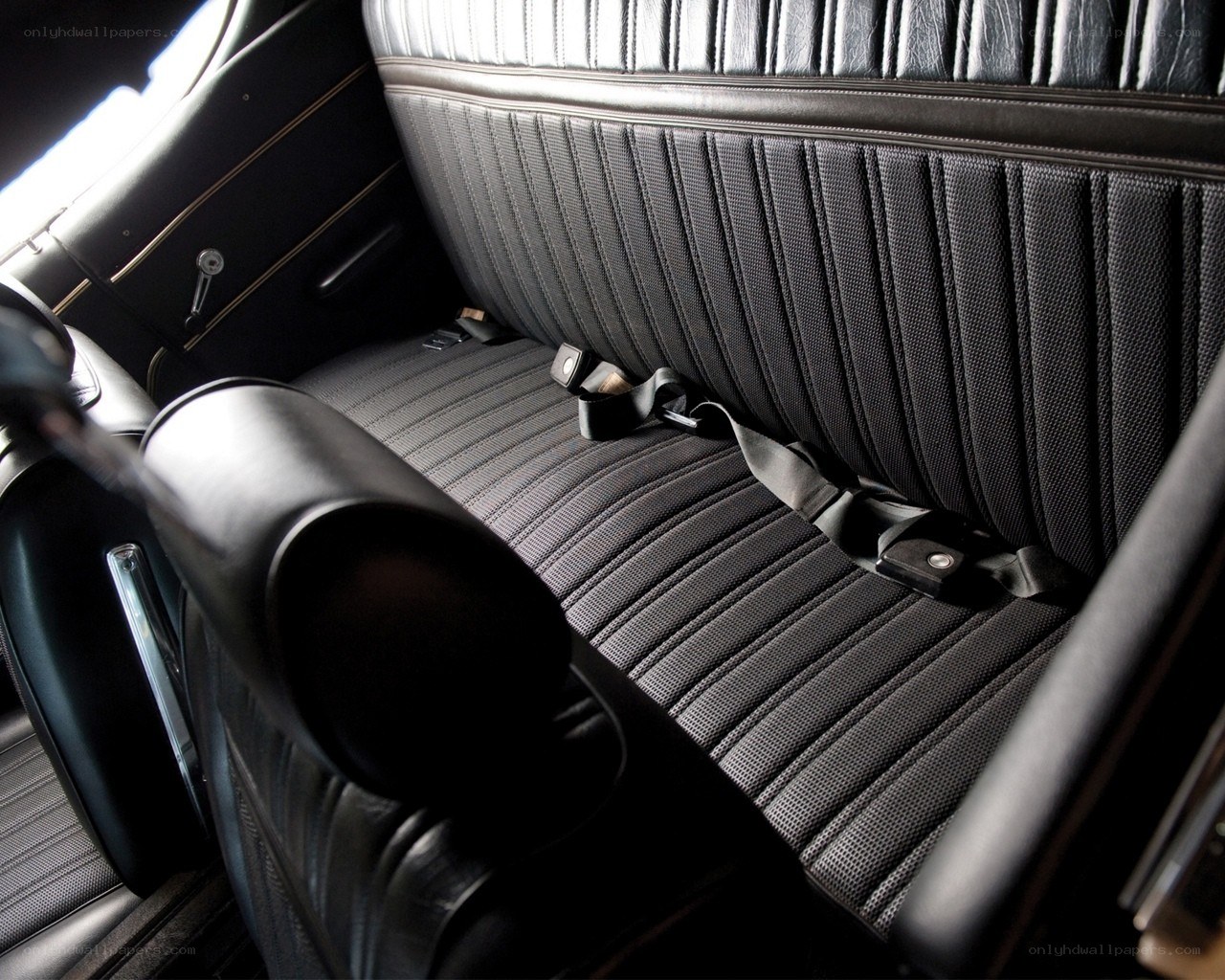 black leather car seats