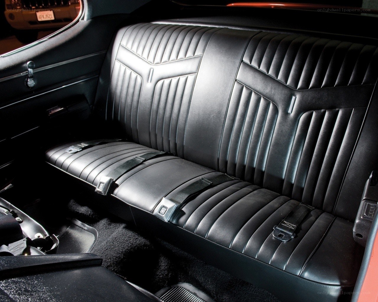 black leather car seats
