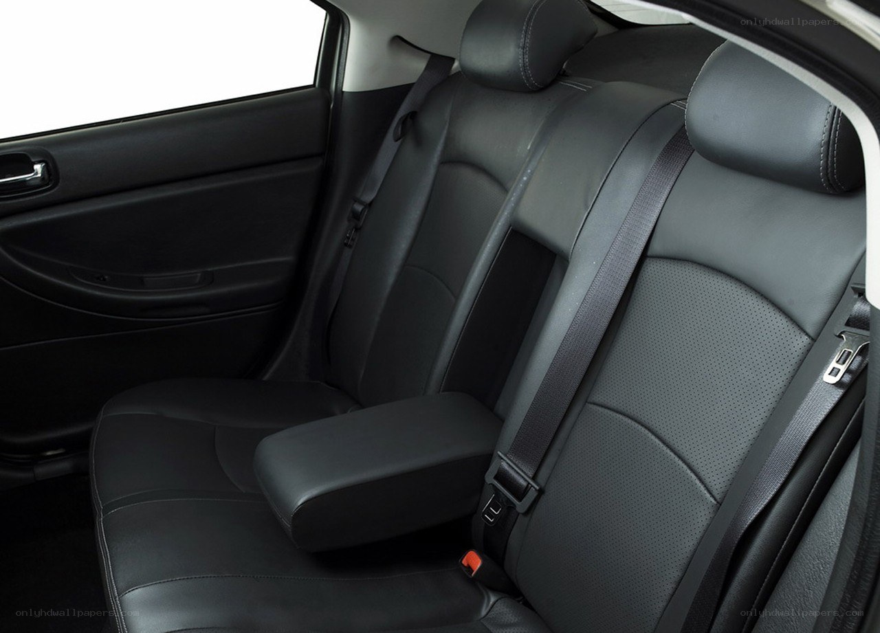 black leather car seats