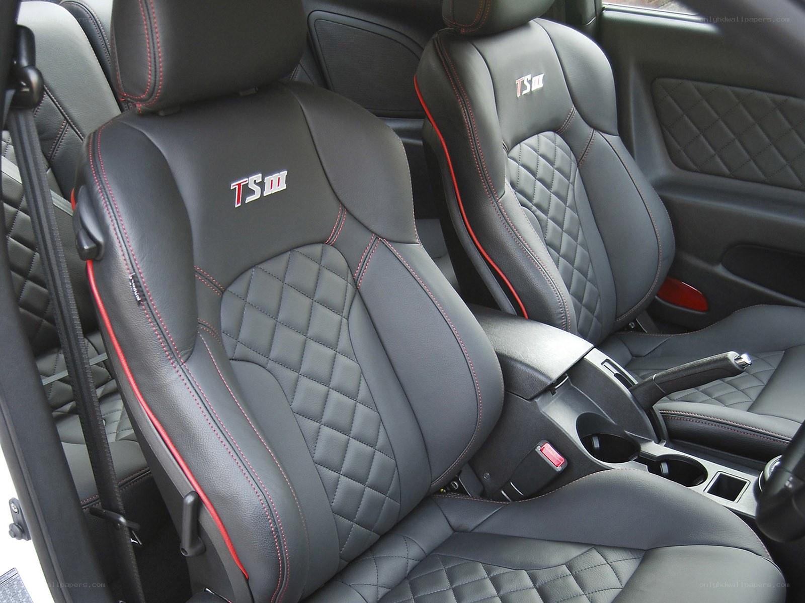 black leather car seats