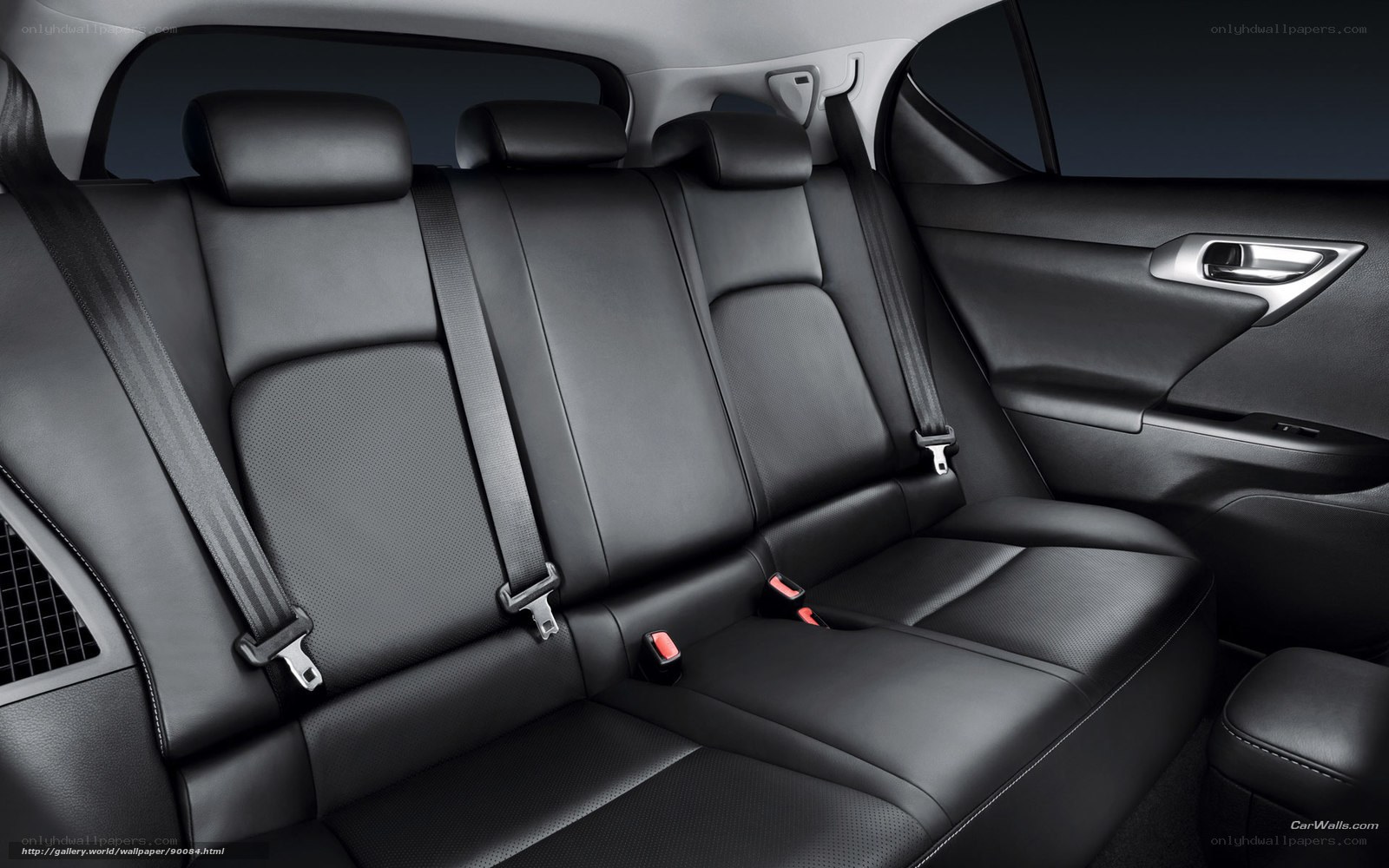 black leather car seats