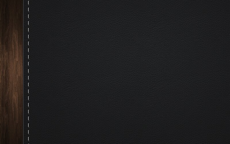 Black Leather Surface — Minimalist