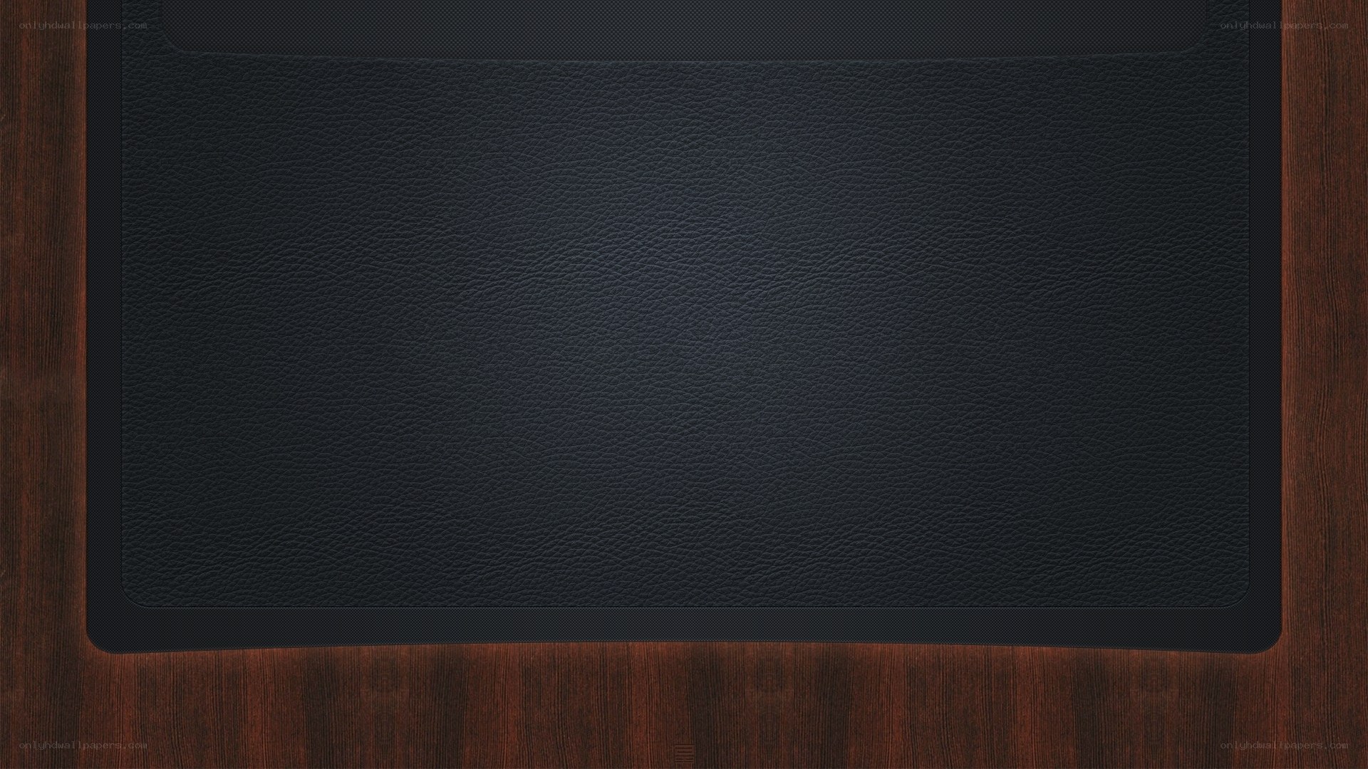 black leather surface