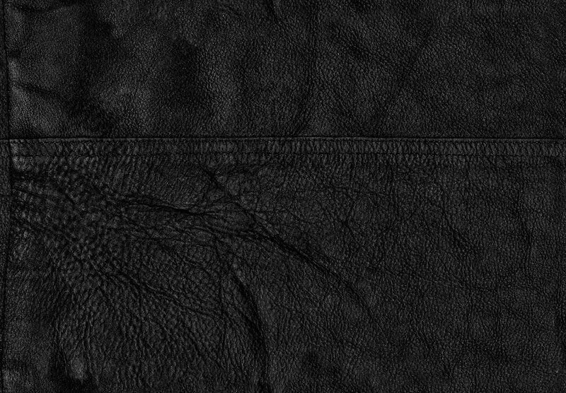 Black Leather Texture — Seam