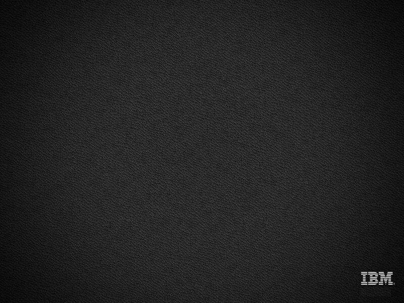 black leather texture with IBM logo