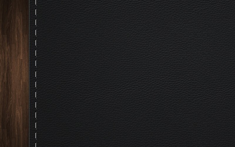 black leather texture with wood