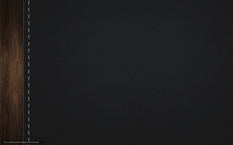 black leather texture with wood