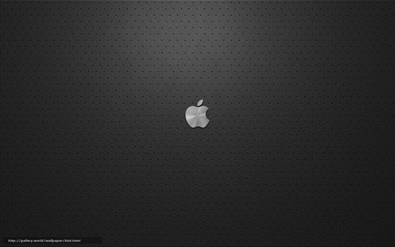 black leather with apple logo