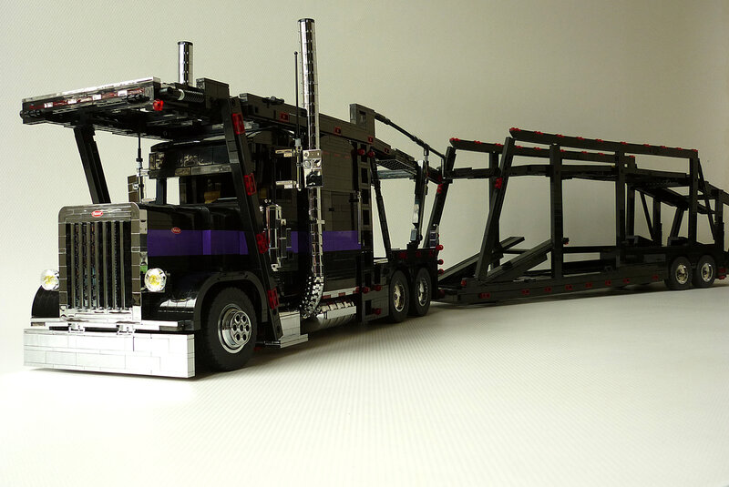 Black Lego Semi-truck