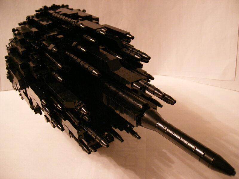 black lego weapon model