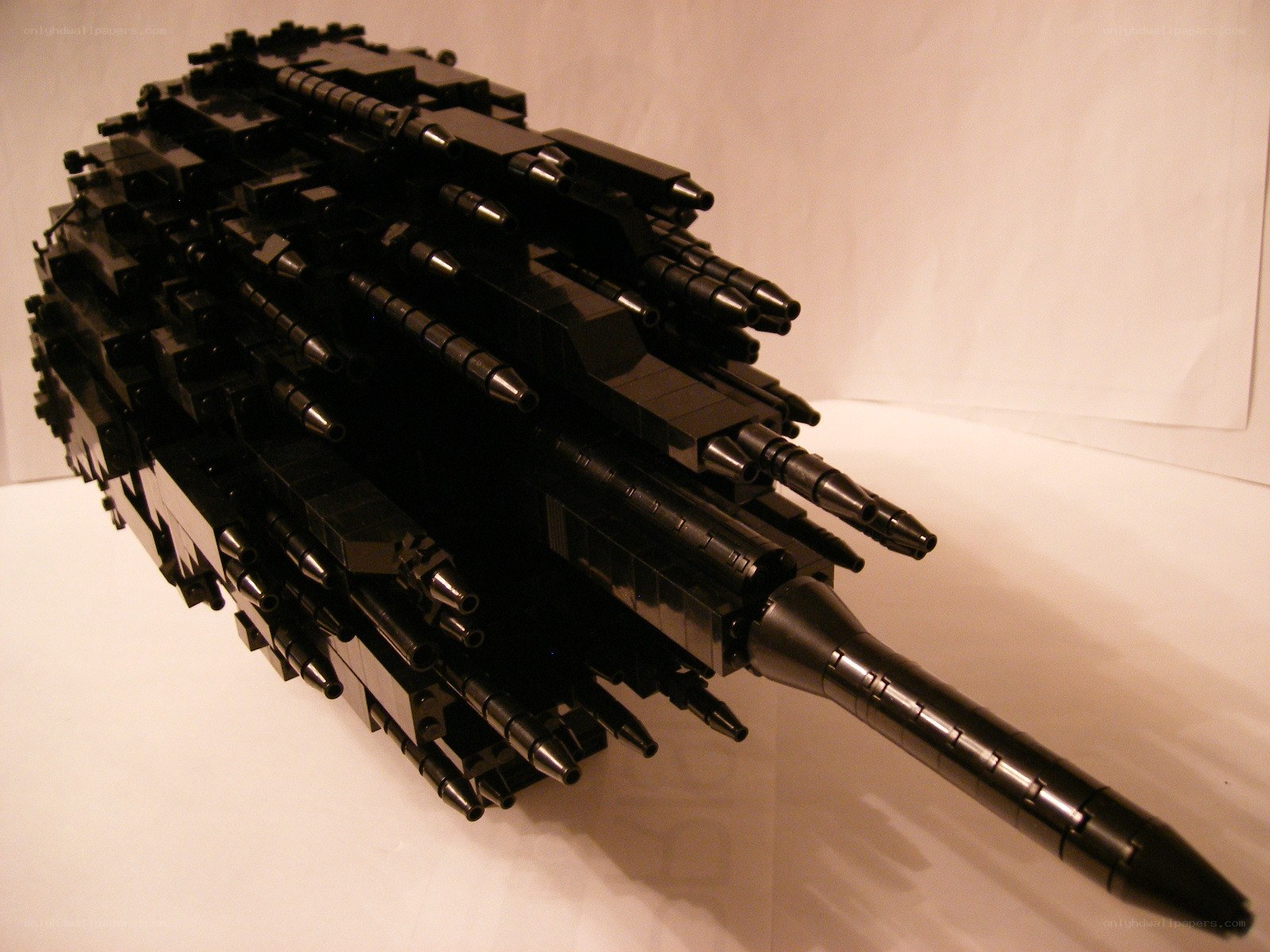 black lego weapon model